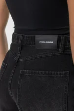 Naddy Wide Leg Jeans Washed Black-2