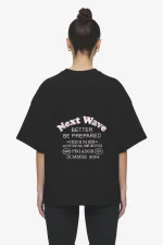 Naia Heavy Oversized Tee Black-1