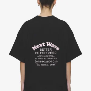 Naia Heavy Oversized Tee Black-1