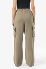 Namy Cargo Sweat Pants Washed Desert Taupe-1