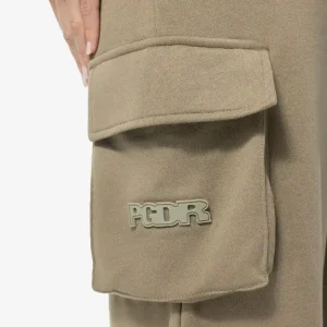 Namy Cargo Sweat Pants Washed Desert Taupe-2