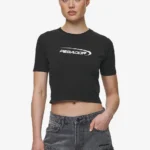 Naomi Baby Tee Washed Black