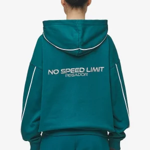 Naomi Oversized Hoodie Washed Urban Turquoise-1