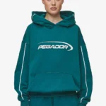 Naomi Oversized Hoodie Washed Urban Turquoise