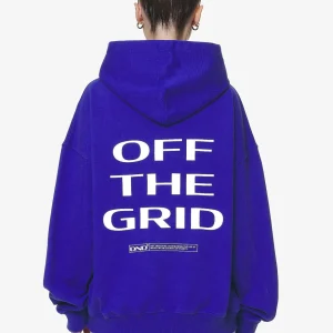 Navisk Oversized Hoodie Washed Endless Blue-1