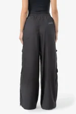 Nelly Cargo Tracksuit Pants Black-1