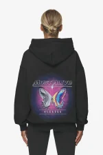 Nena Oversized Hoodie Washed Black-1