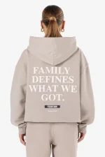 Nenno Oversized Hoodie Washed Dark Stone-1