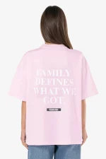 Nenno Oversized Tee Washed Bubblegum-1