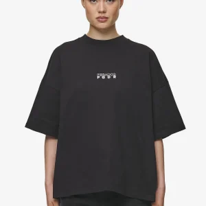 Nisa Heavy Oversized Tee Washed Black