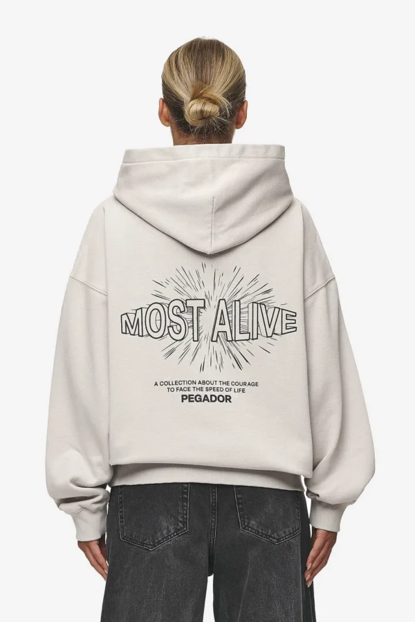 Nisa Oversized Hoodie Washed Moon Grey-1
