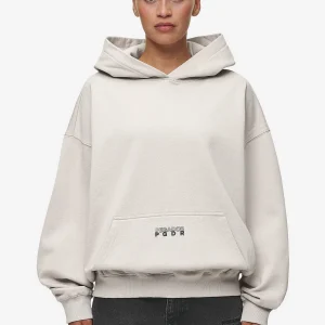 Nisa Oversized Hoodie Washed Moon Grey