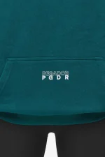 Nisa Oversized Hoodie Washed Urban Turquoise-2