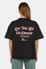 Noria Heavy Oversized Tee Washed Black-1