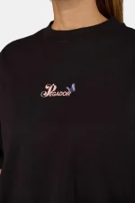 Noria Heavy Oversized Tee Washed Black-2