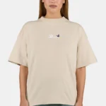 Noria Heavy Oversized Tee Washed Light Beige