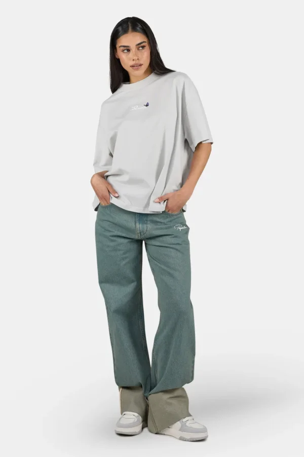 Noria Heavy Oversized Tee Washed Pure Grey