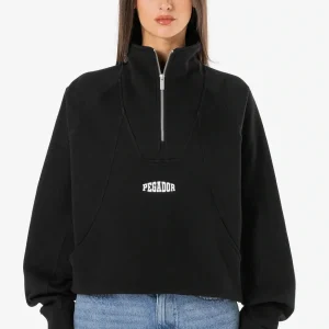 Norma Oversized Halfzip Sweater Washed Black