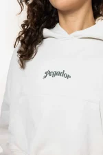 Odda Oversized Cropped Hoodie Washed Salty Cream-2