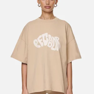 Paluma Heavy Oversized Tee Washed Safari Sand