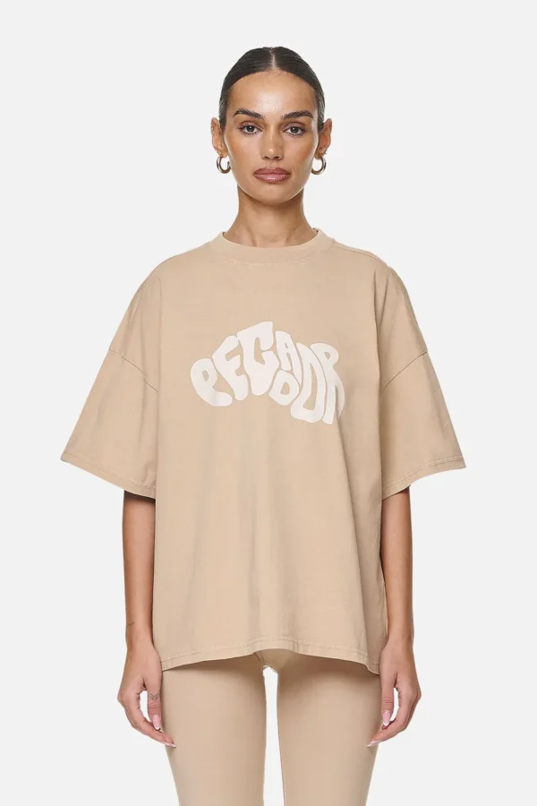 Paluma Heavy Oversized Tee Washed Safari Sand