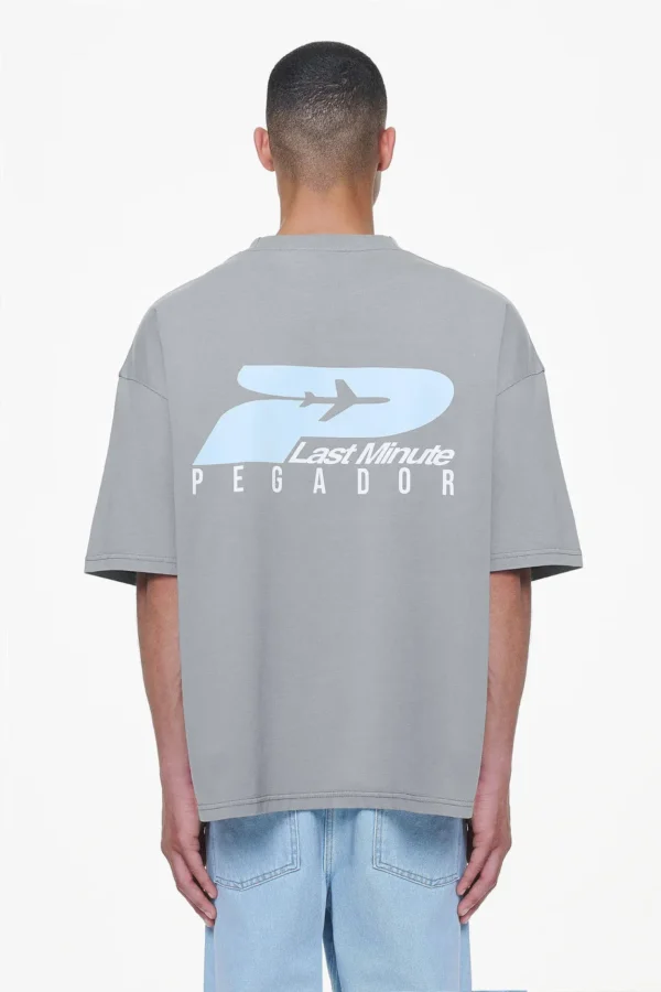 Pearce Boxy Tee Heavy Washed Cool Grey-1