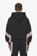 Pegador Clinton Oversized Washed Black Sweat Jacket