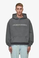 Pegador Alden Oversized Washed Anthracite Hoodie