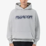 Pegador Anclar Oversized Raglan Washed Clear Grey Hoodie