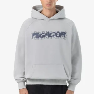 Pegador Anclar Oversized Raglan Washed Clear Grey Hoodie