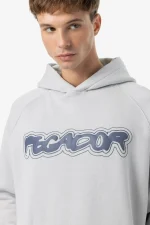 Pegador Anclar Oversized Raglan Washed Clear Grey Hoodie