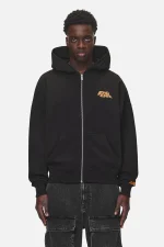 Pegador Astor Boxy Washed Black Sweat Jacket