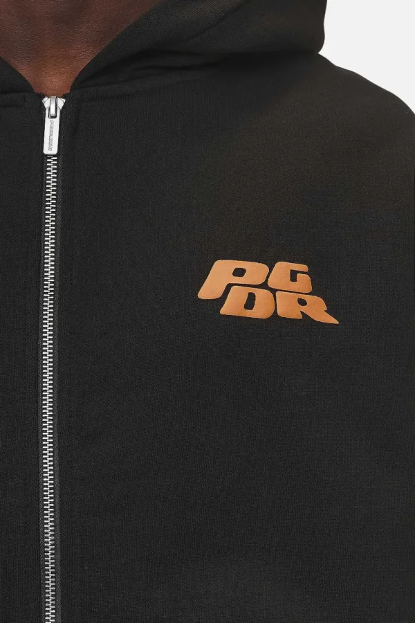 Pegador Astor Boxy Washed Black Sweat Jacket