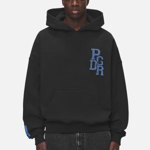 Pegador Bandon Boxy Washed Black Hoodie