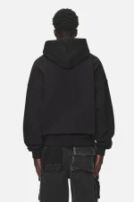 Pegador Bandon Boxy Washed Black Hoodie