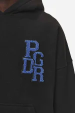 Pegador Bandon Boxy Washed Black Hoodie