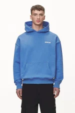 Pegador Bass Oversized Washed Retro Blue Hoodie