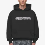 Pegador Baxter Boxy Washed Black Hoodie