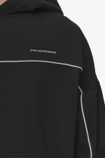 Pegador Beak Boxy Washed Black Hoodie