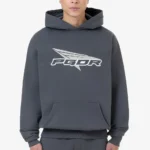 Pegador Blamor Oversized Washed Anthracite Hoodie