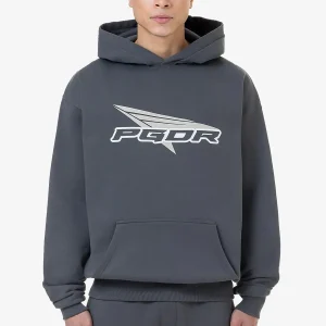 Pegador Blamor Oversized Washed Anthracite Hoodie