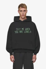 Pegador Bleek Boxy Washed Black Hoodie