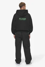 Pegador Bleek Boxy Washed Black Hoodie