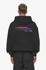 Pegador Clayton Oversized Washed Black Sweat Jacket