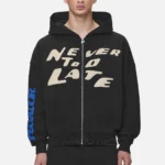 Pegador Corey Terry Boxy Washed Black Sweat Jacket