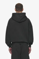 Pegador Dalk Boxy Vintage Black Sweat Jacket - Image 2