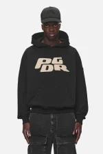 Pegador Danico Boxy Washed Black Hoodie