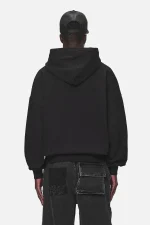 Pegador Danico Boxy Washed Black Hoodie