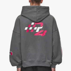 Pegador Dome Boxy Washed Anthracite Hoodie