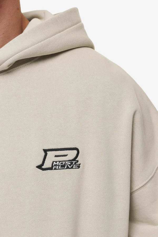 Pegador Duan Boxy Washed Light Beige Hoodie